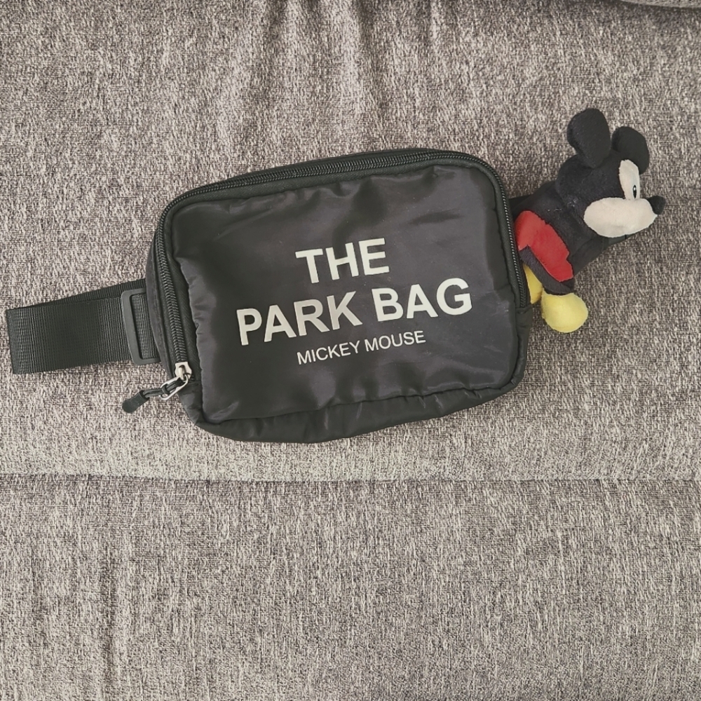 Disney Themed The Park Bag Crossbody Fanny Pack and Mickey Cuff like Lululemon